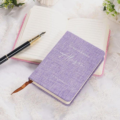 Custom Set of 2 Wedding Vow Books His and Hers