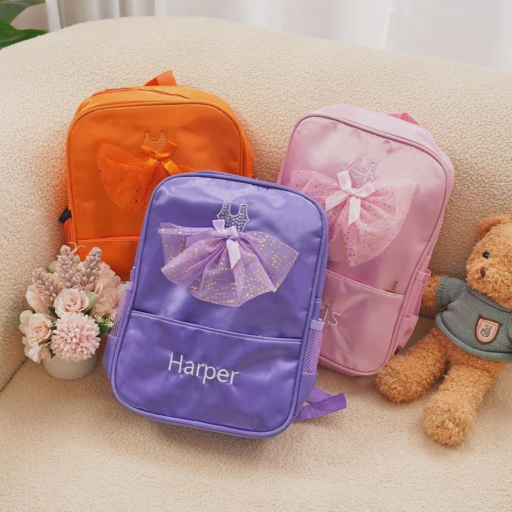 Personalized Ballet Tutu Backpack for Girls