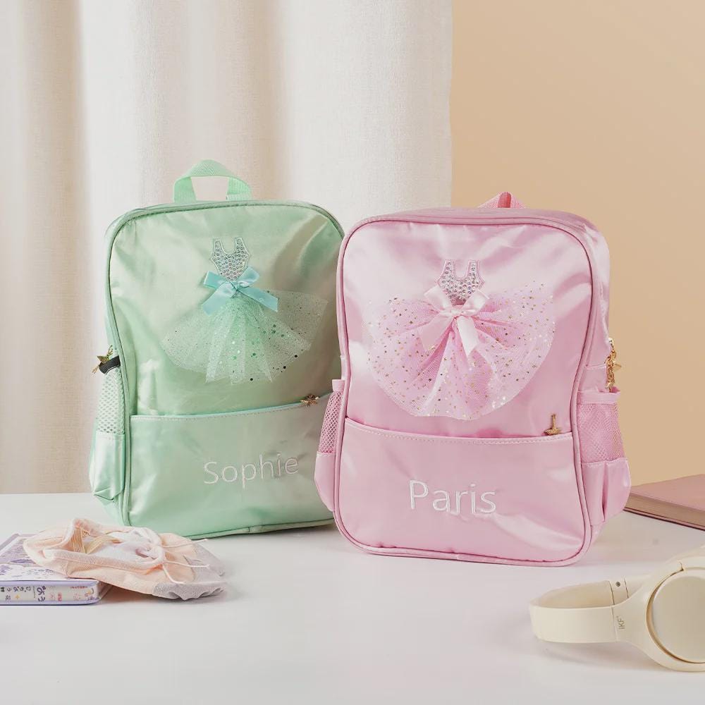 Personalized Ballet Tutu Backpack for Girls