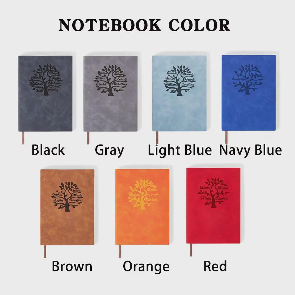 Personalized Leather Family Tree Bible Journal