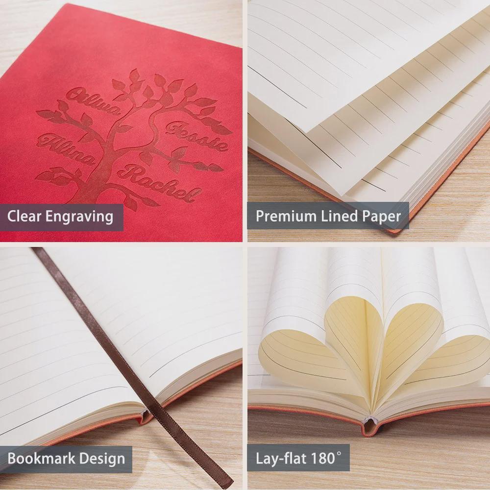 Personalized Leather Family Tree Bible Journal