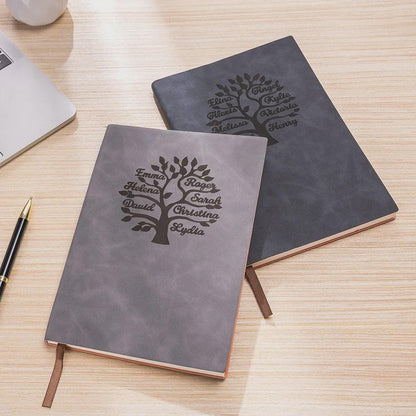 Personalized Leather Family Tree Bible Journal