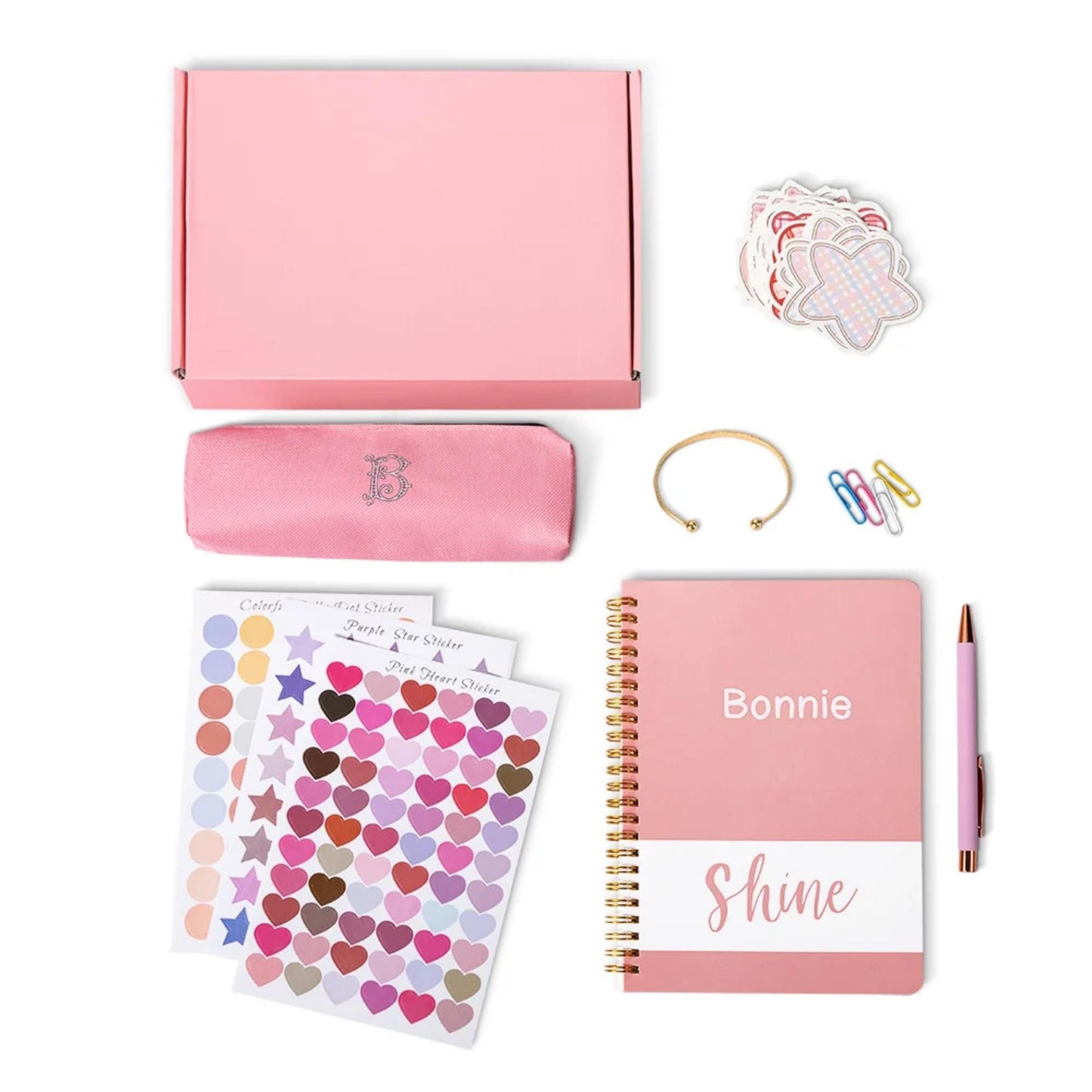 Personalized DIY Name Colorful Journal Kit