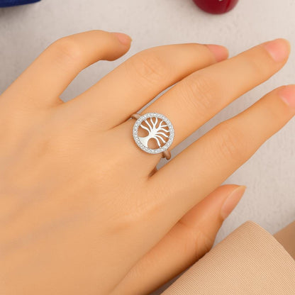 Custom Family Tree of Life Ring with Custom Inner Engraving