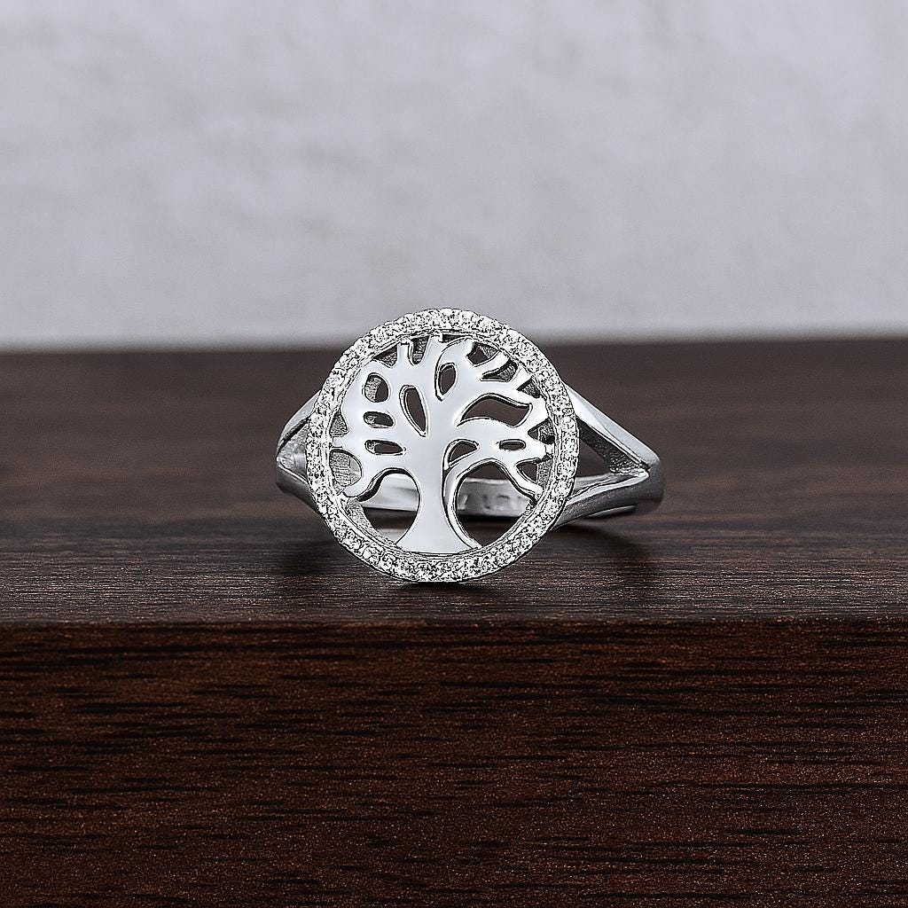 Custom Family Tree of Life Ring with Custom Inner Engraving