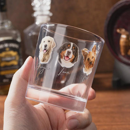 Personalized Pet Photo Whiskey Glass