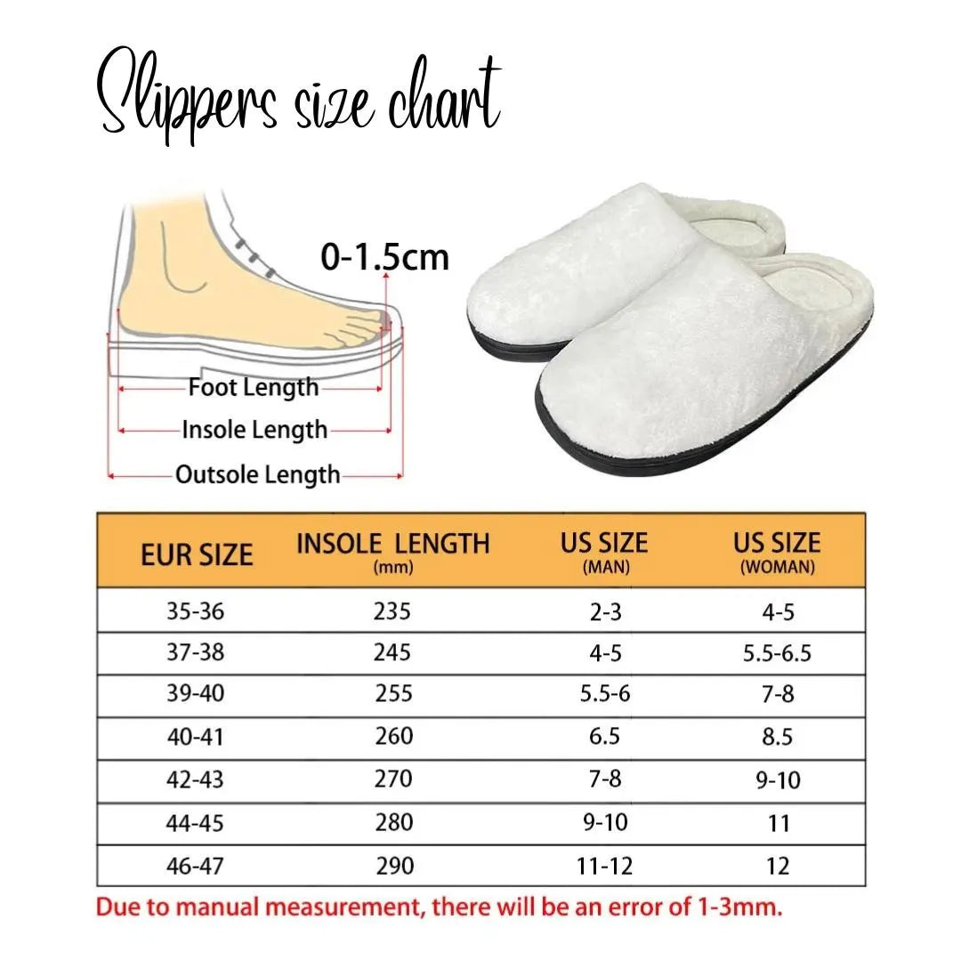 Personalized Pet Photo Cotton Slippers for Women