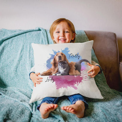 Custom Pet Photo Pillow Cover