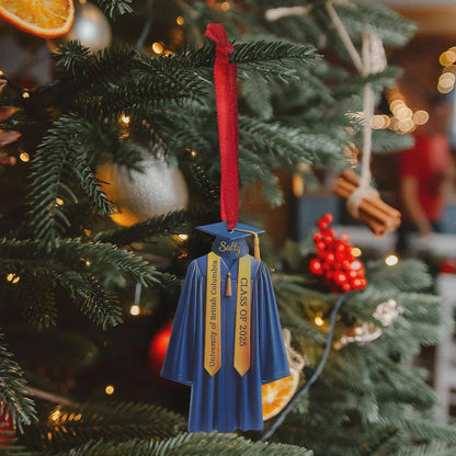 Custom Graduation Gown Christmas Ornament