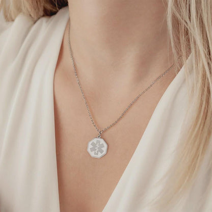 Medical Alert Pendant Necklace - Pattern Options