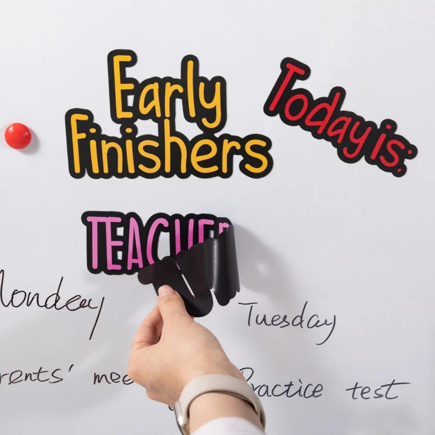 Set of 6 Personalized Whiteboard Teacher Magnets