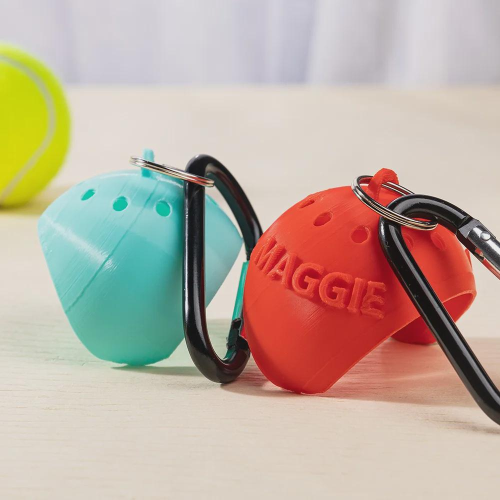 Custom Name 3D Printed Dog Tennis Ball Holder