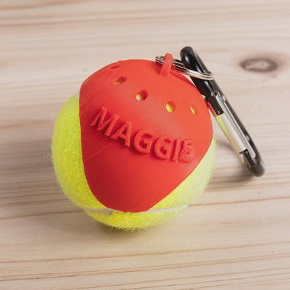 Custom Name 3D Printed Dog Tennis Ball Holder