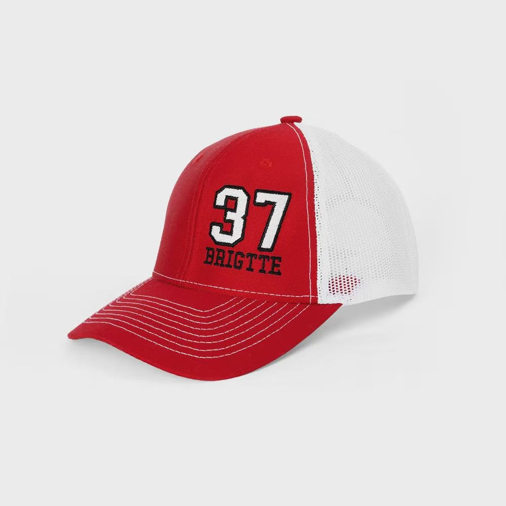 Sports Trucker Hat with Name & Number