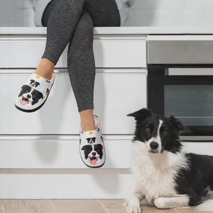 Personalized Pet Photo Cotton Slippers for Women