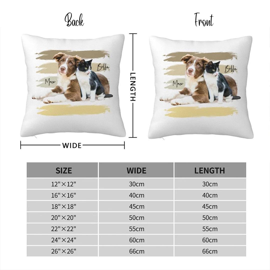 Custom Pet Photo Pillow Cover