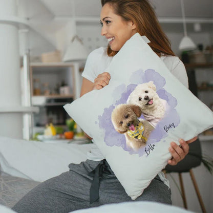 Custom Pet Photo Pillow Cover