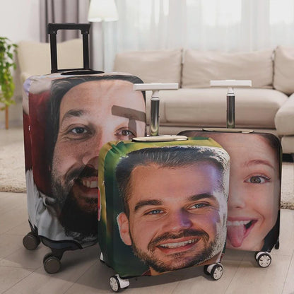 Custom Face Luggage Cover