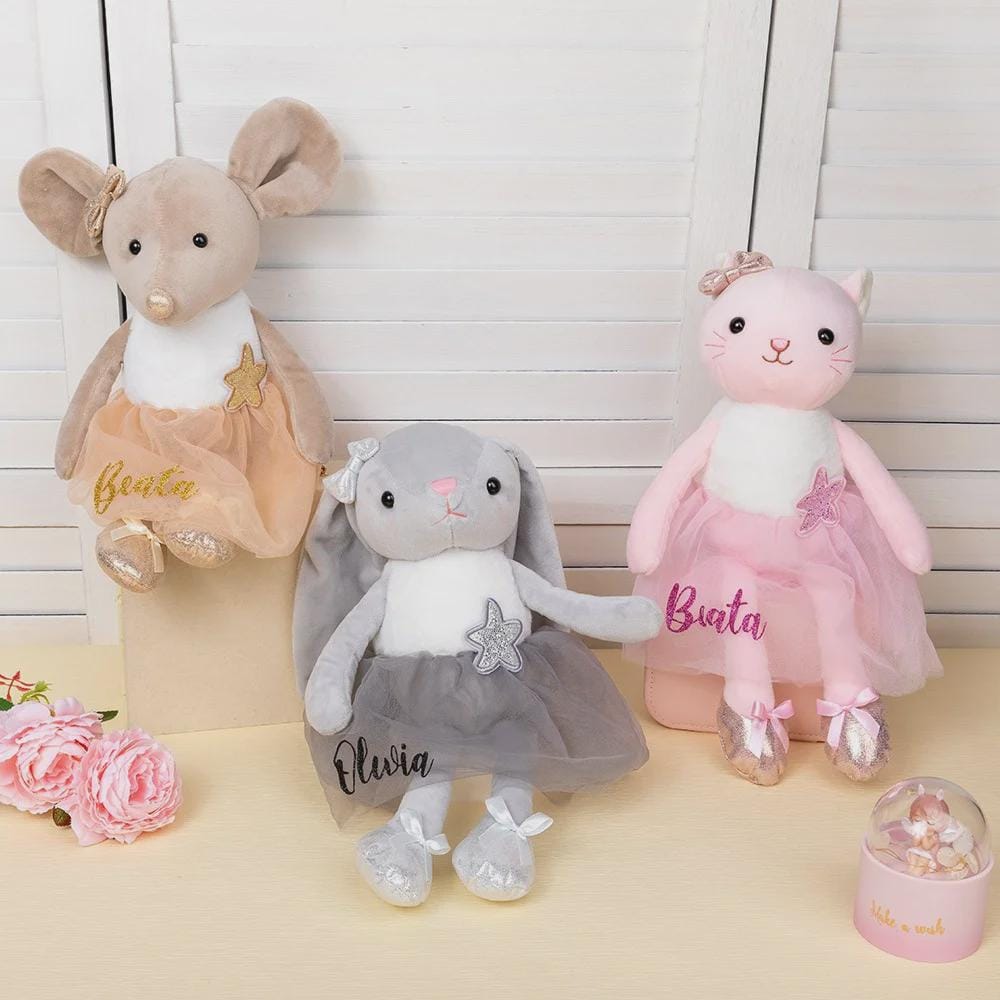 Custom Ballerina Bunny Plush Toy