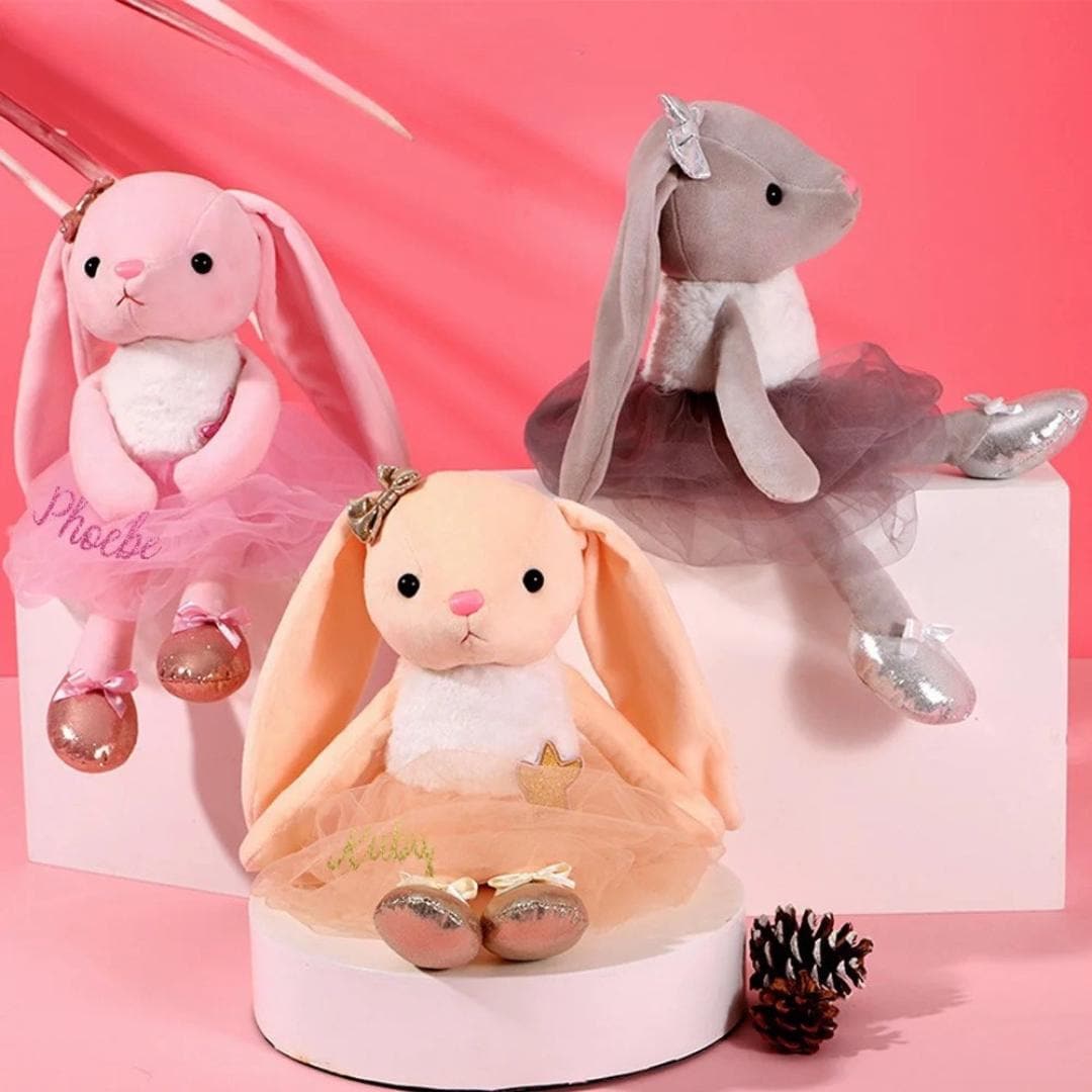 Custom Ballerina Bunny Plush Toy