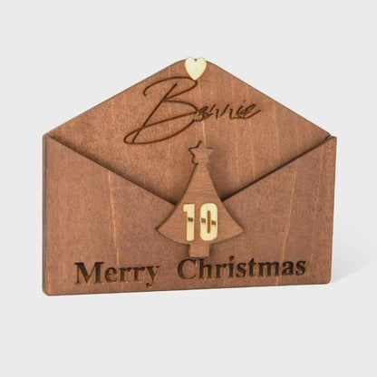 Personalized Wooden Money Holder Envelope