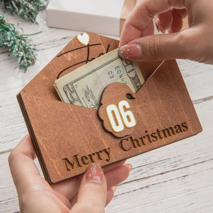 Personalized Wooden Money Holder Envelope