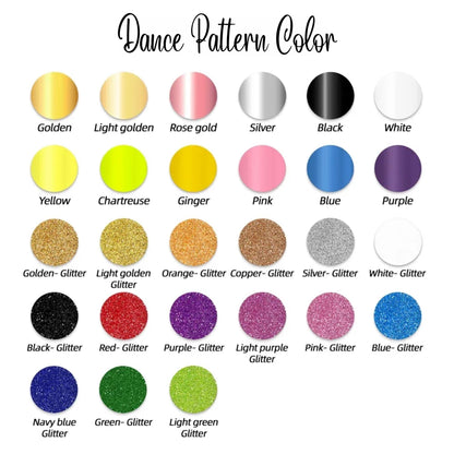 Personalized Name Glitter Ballroom Dancing Tote Bag