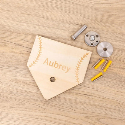 Personalized Wooden Sports Cap Holder