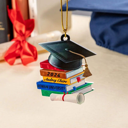 Personalized Graduation Cap Christmas Tree Decoration