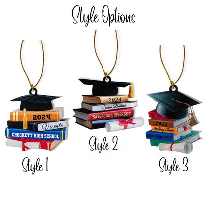 Personalized Graduation Cap Christmas Tree Decoration