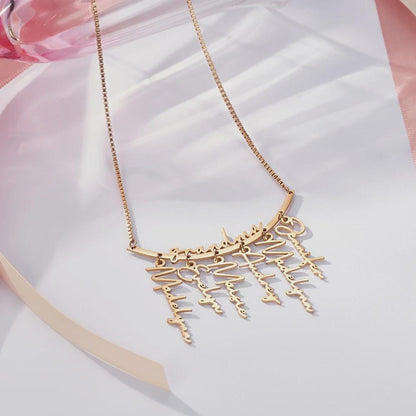 Multiple Name Mama Necklace with All Kids’ Names