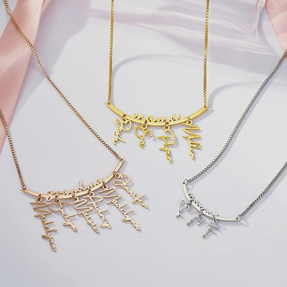 Multiple Name Mama Necklace with All Kids’ Names