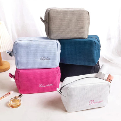 Personalized Name Embroidered Cosmetic Bag