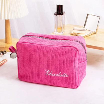 Personalized Name Embroidered Cosmetic Bag