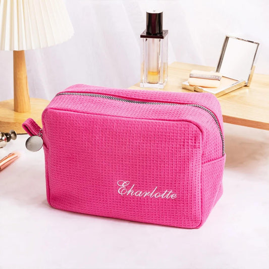 Personalized Name Embroidered Cosmetic Bag