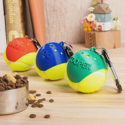 Custom Name 3D Printed Dog Tennis Ball Holder