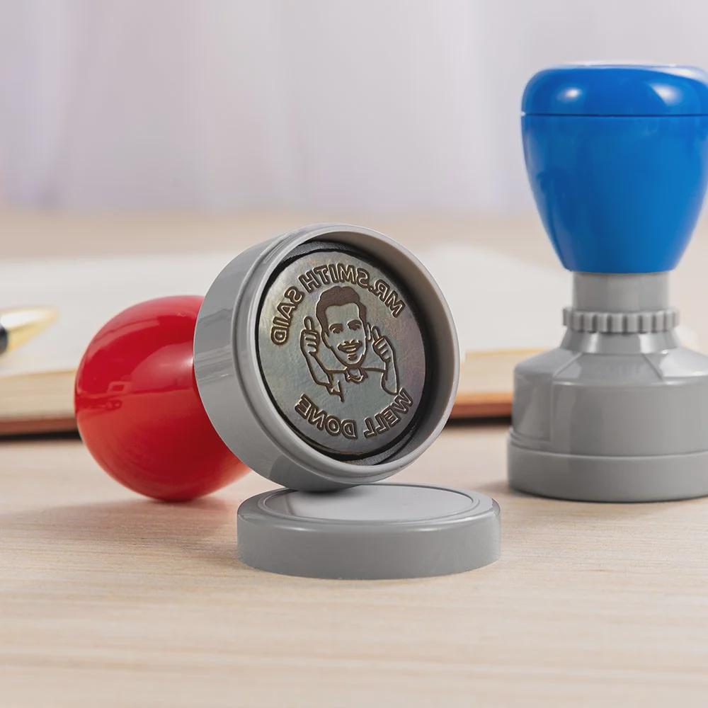 Personalized Self-Inking Teacher Avatar Stamp