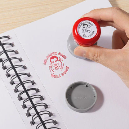 Personalized Self-Inking Teacher Avatar Stamp