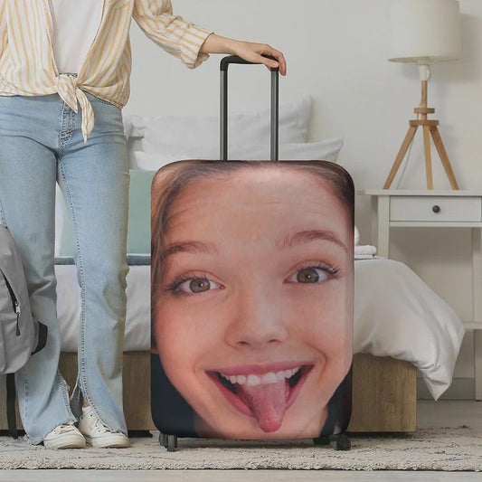 Custom Face Luggage Cover