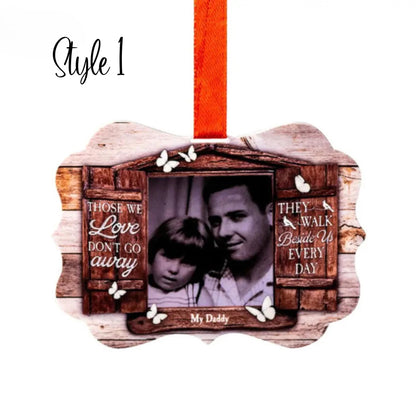 Custom Photo Memorial Christmas Tree Decoration