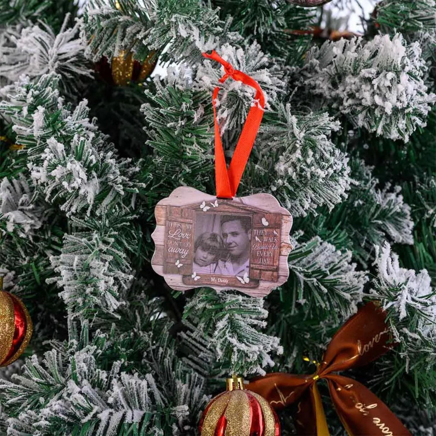 Custom Photo Memorial Christmas Tree Decoration
