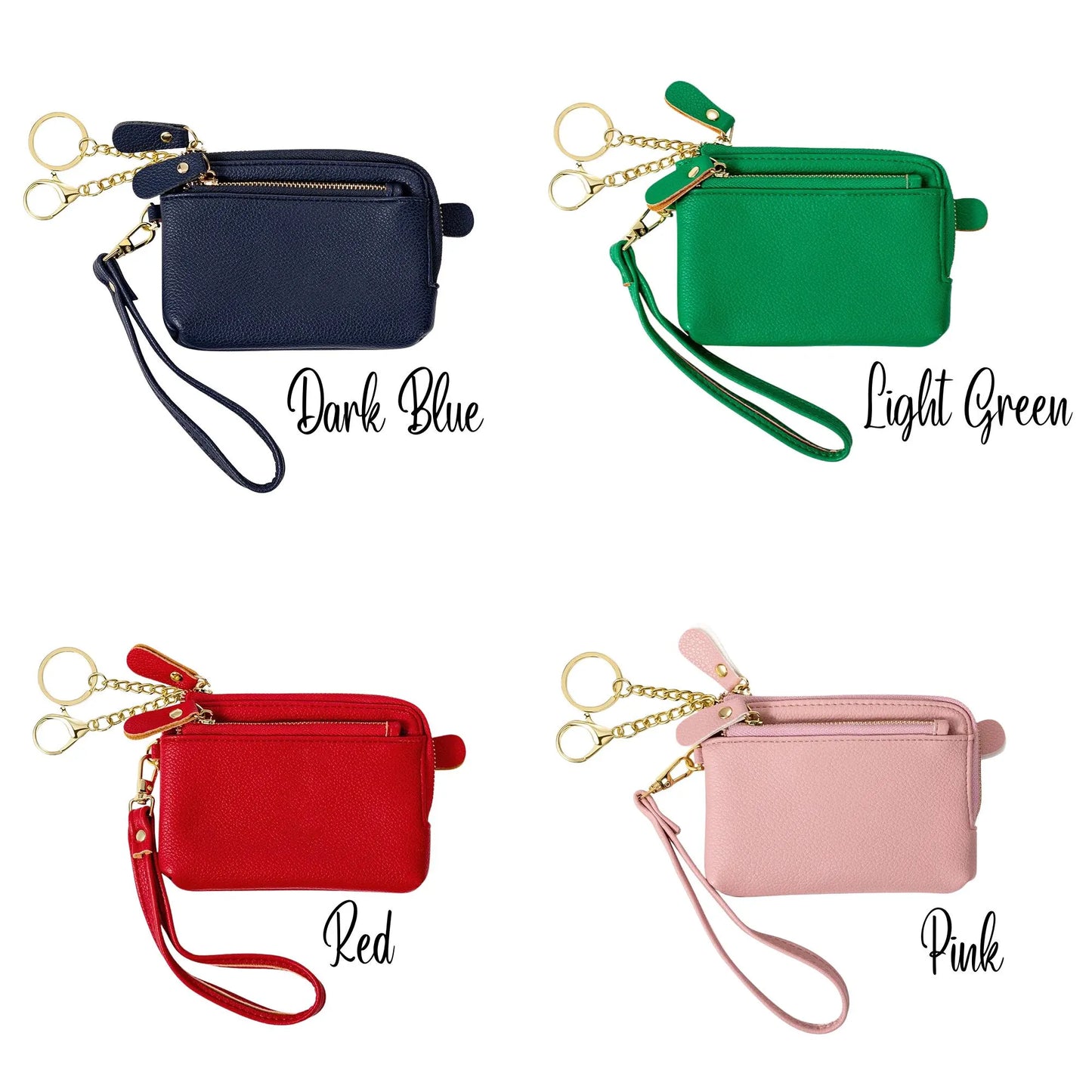 Name Watercolor Birth Flower Clutch Wallet
