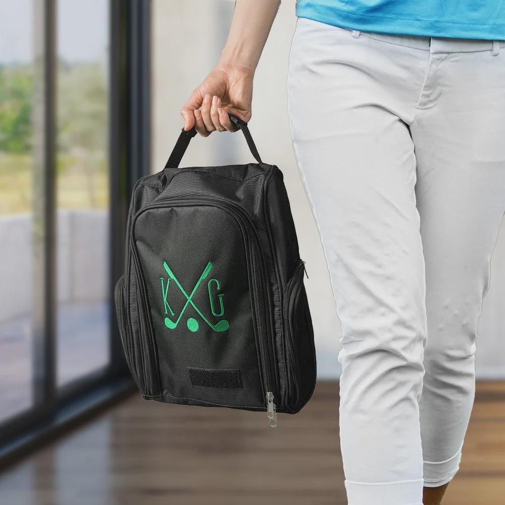 Custom Golf Shoes Bag with Name Monogram