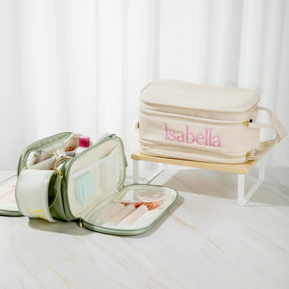 Custom Embroidered Cosmetic Bag with Name