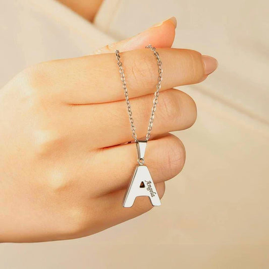 Custom Initial Urn Necklace with Custom Engraving