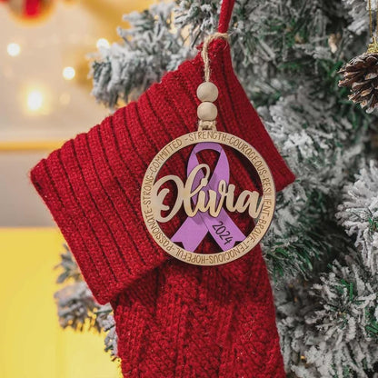 Cancer Awareness Christmas Tree Decoration