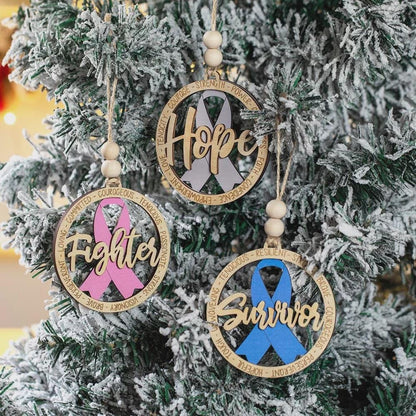 Cancer Awareness Christmas Tree Decoration