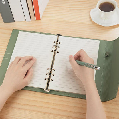 Custom Envelope A6/A5 Leather Notebook with Pen