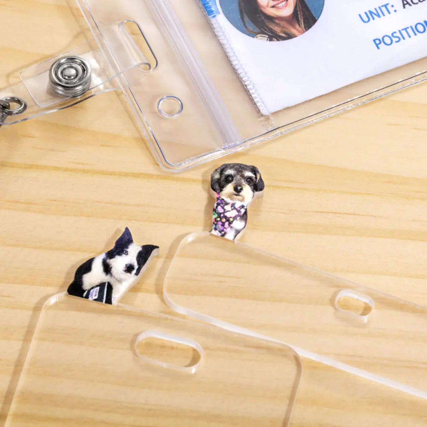 Personalized Pet Photo Badge Topper