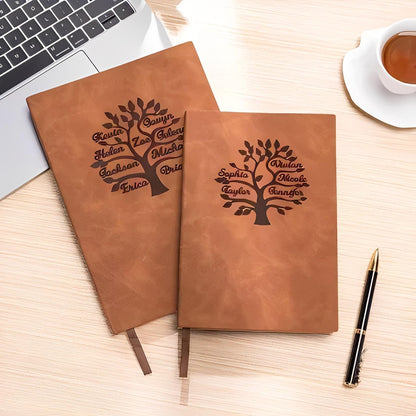 Personalized Leather Family Tree Bible Journal